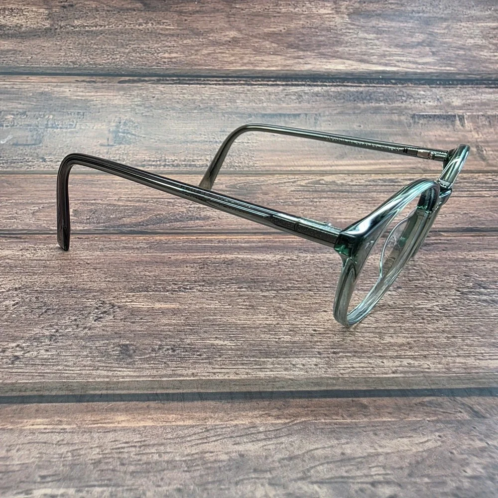 Warby Parker Morgan M-712 Eyeglasses Sage Green Round Frames 48-19-145